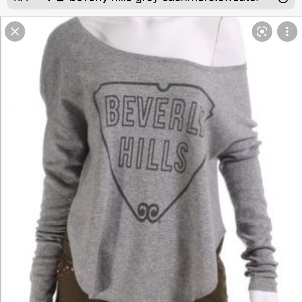 Kitson LA cashmere sweater